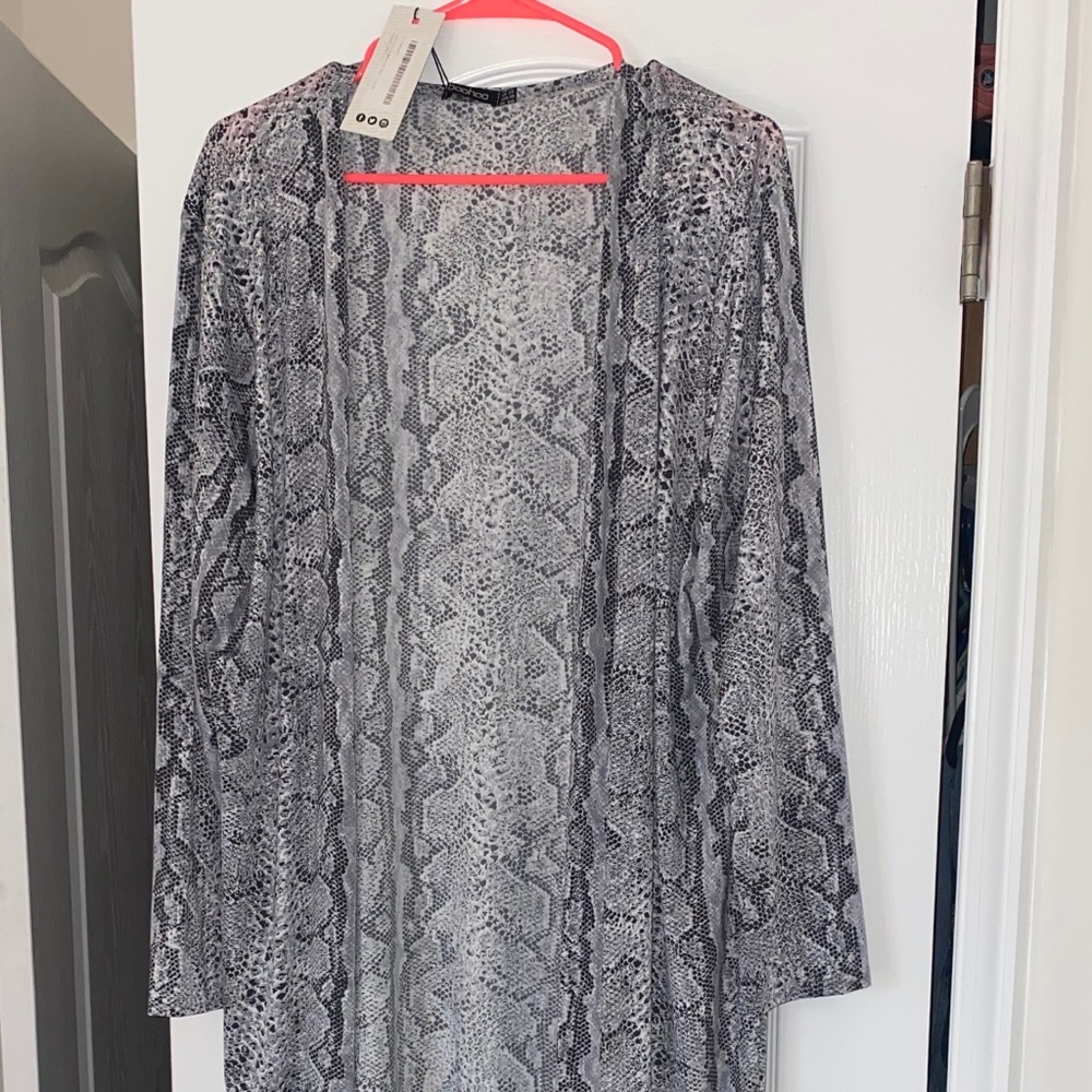 Snakeskin Cardigan